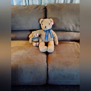 💕 NEW! RARE! JUMBO Collectible Baby Lg. Curly Bear 24" Ty Beanie Plush #9019